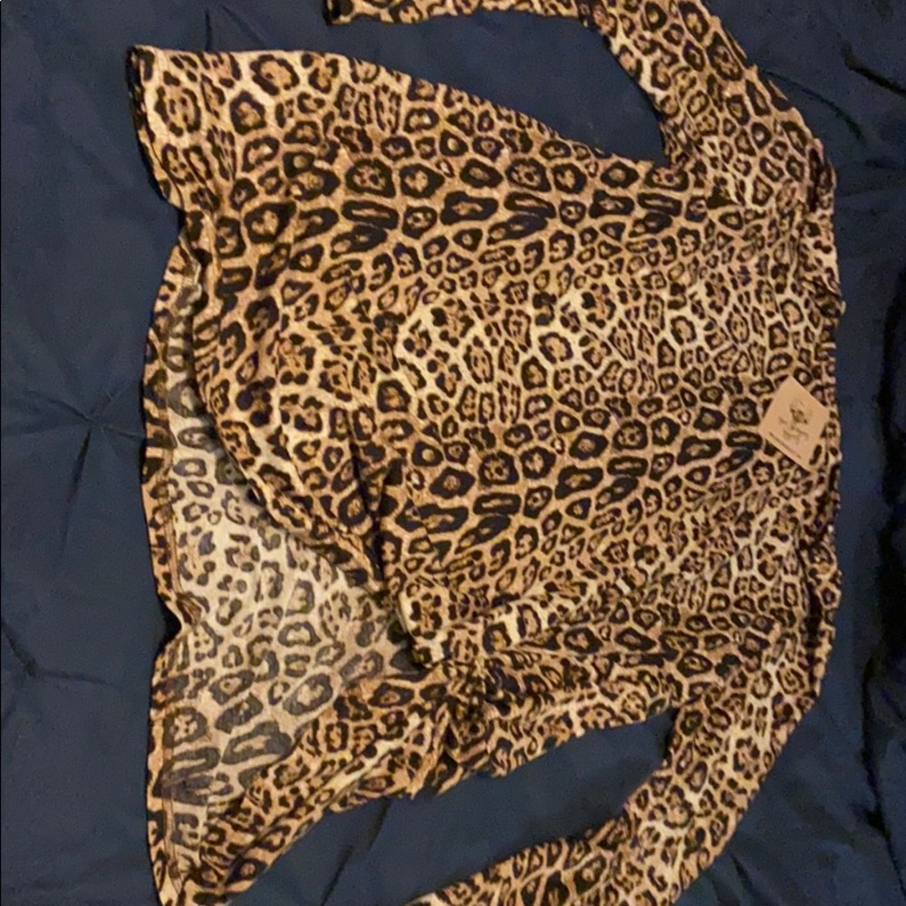Leopard print blouse